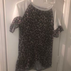 Cheetah print shirt
